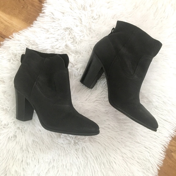 🌺Vince Camuto Feina Boho Bootie Black Leather 10 - Picture 3 of 8